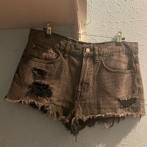Black urban outfitters jean shorts size 29